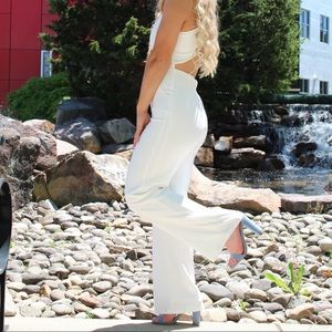 White jumpsuit